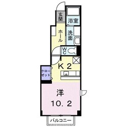 ファインポニー　Ａの物件間取画像